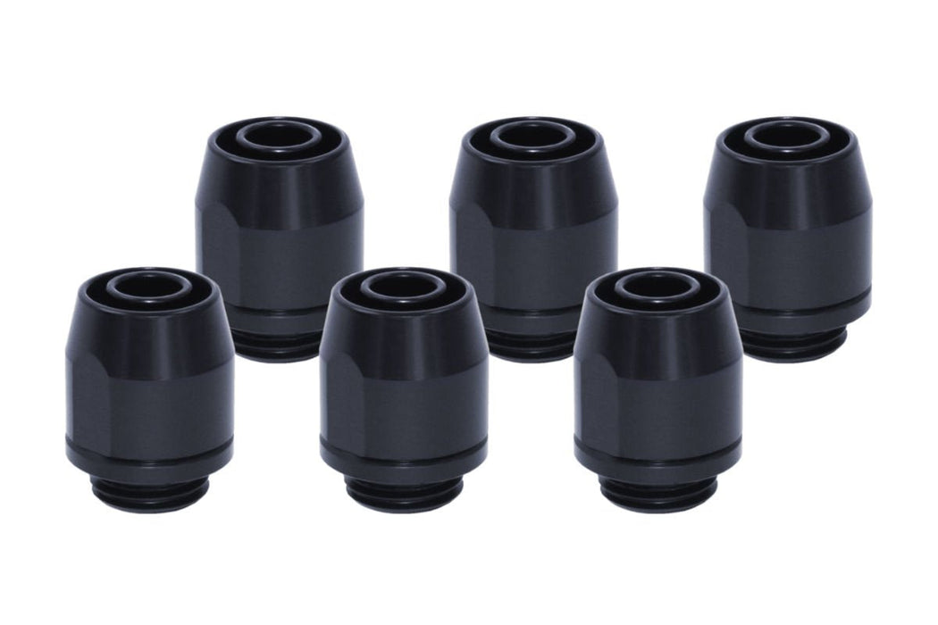 Tobera De  Rosca Alphacool Hf Tpv Metal - Recta - Negra 17454