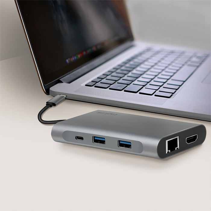 EAN 4052792064704 - LogiLink UA0382 base para portátil y replicador de puertos Alámbrico USB 3.2 Gen 1 (3.1 Gen 1) Type-C Pla imagen 7