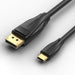 EAN 6922794756038 - Vention CGYBG adaptador de cable de vídeo 1,5 m USB Tipo C DisplayPort Negro imagen 4