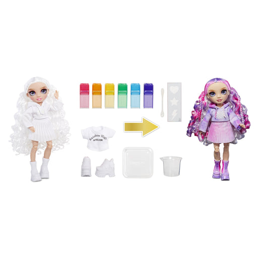 EAN 0035051507581 - Rainbow High WaterColor & Create Dolls- Purple Eyes imagen 2