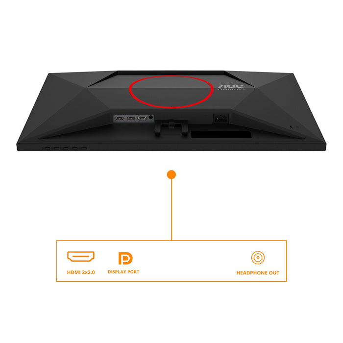 EAN 4038986183000 - AOC G4 27G4HRE pantalla para PC 68,6 cm (27") 1920 x 1080 Pixeles Full HD LED Negro, Rojo imagen 3