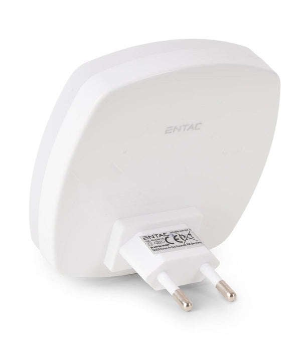 Entac Nachtlicht 0.5w Quadrat. Cw Blanco Dämmerungssensor