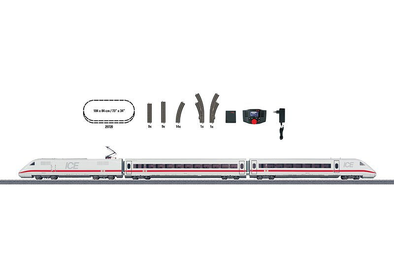 Märklin Ice 2 - Ho 1 87 - Niño/Maedchen - Negro - Rojo - Blanco - Ac 29792