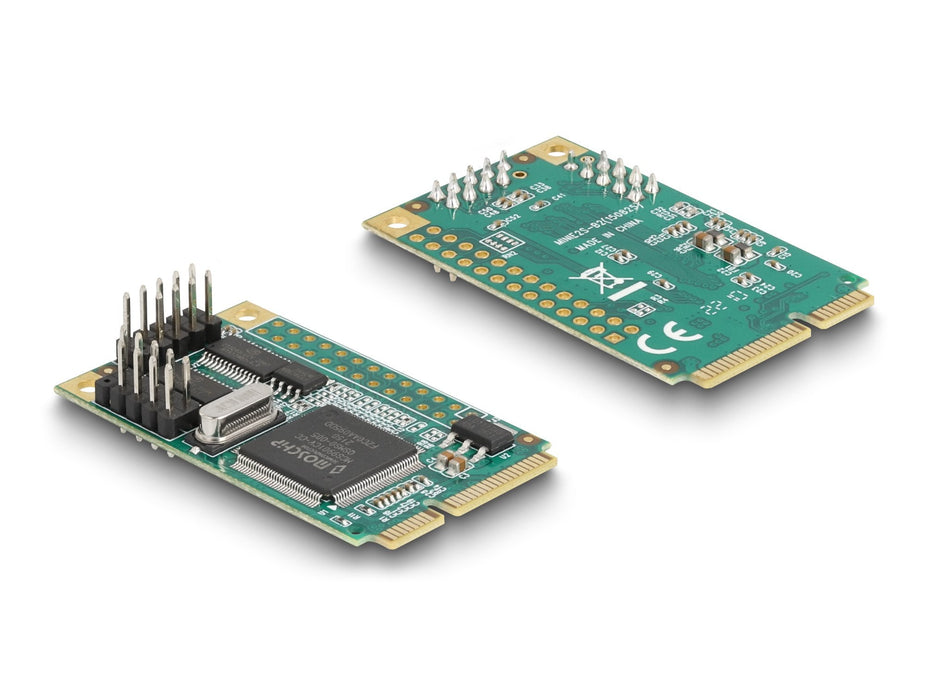 Delock 95273 Tarjeta Mini Pcie A 2 X Serial Rs-232 D-Sub De 9 Pines