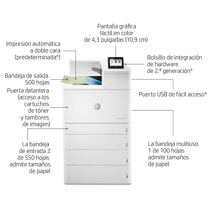 EAN 0193015438279 - HP Color LaserJet Enterprise M856dn 1200 x 1200 DPI A3 Wifi imagen 10