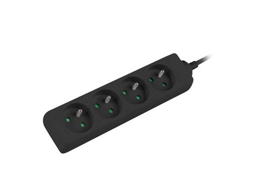 EAN 5901969419504 - Lanberg PS0-04E-0100-IEC-BK base múltiple 1 m 4 salidas AC Interior Negro imagen 2