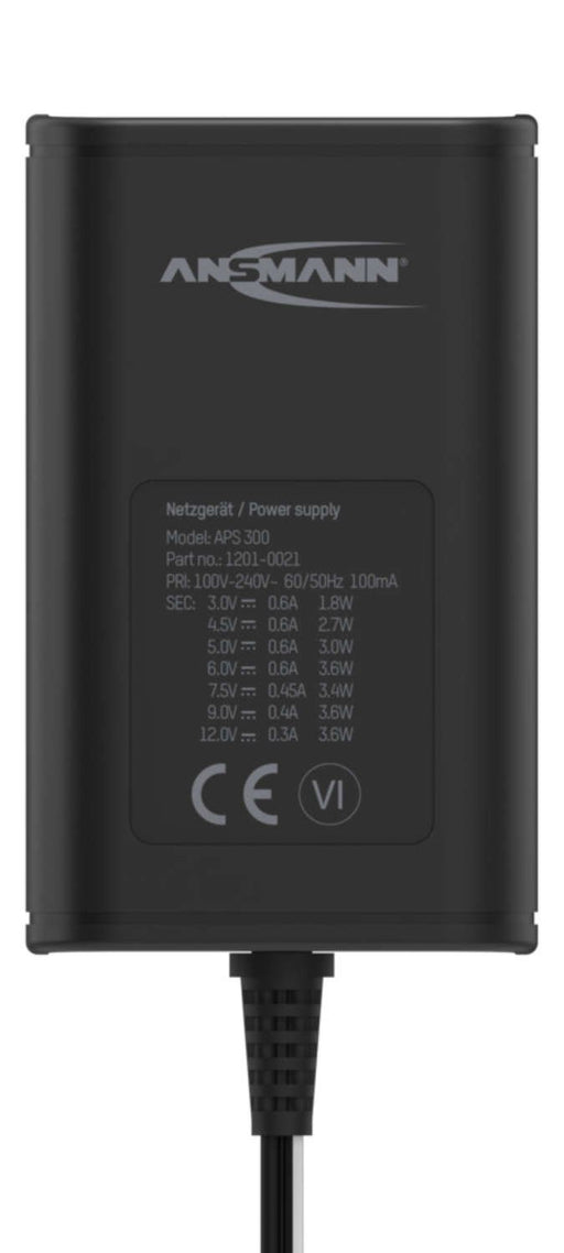 EAN 4013674164073 - Ansmann APS 300 adaptador e inversor de corriente Interior 3,6 W Negro imagen 2