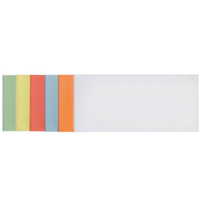 Franken Gmbh Franken - Moderationskarte - Rectangular - 9.5 X 20.5 Cm - Blanco, Amarillo, Rojo, Verde, Naranja, Azul Claro (Paquete De 250)
