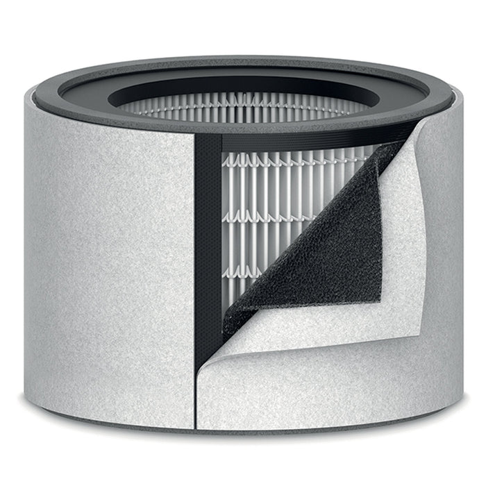 Leitz Filtro Hepa 3 En 1 H13 Repuesto Purificador Aire Mediano Trusens Z-2000/Z-2500 - Captura 99,95% Particulas Ultrafinas - Filtro Carbon - Cambio Indicador - Color Negro