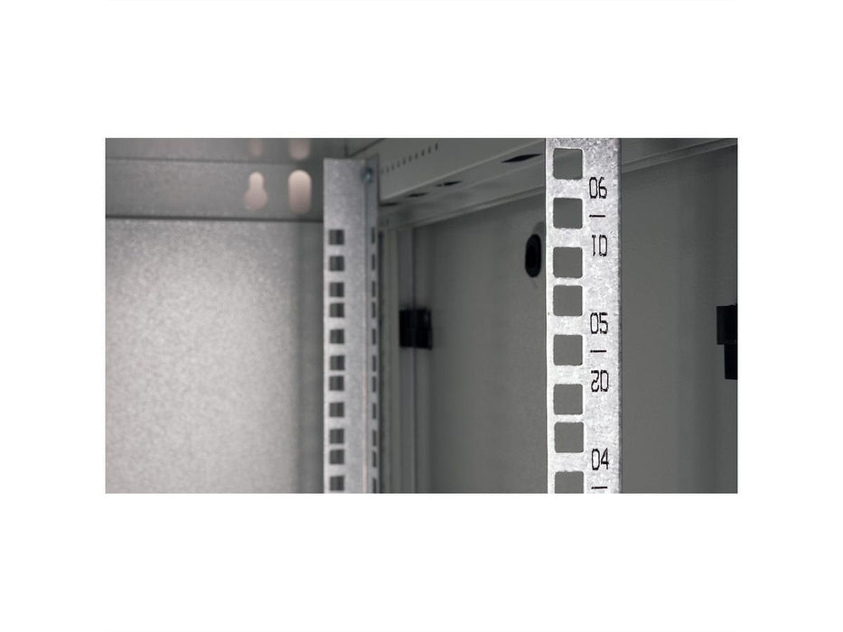 Roline 19-Zoll Wandgehuse Basic Plus 6he, 600x600 Bxt Grau