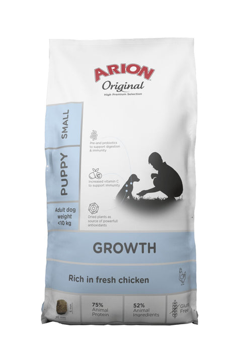 Arion Original Growth Chicken Small Sucha Karma Para Perro 7kg