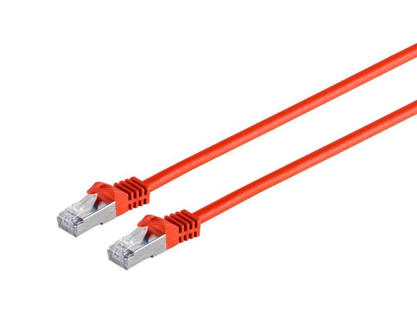 EAN 5712505454589 - Microconnect SFTP70025R cable de red Rojo 0,25 m Cat7 S/FTP (S-STP) imagen 1