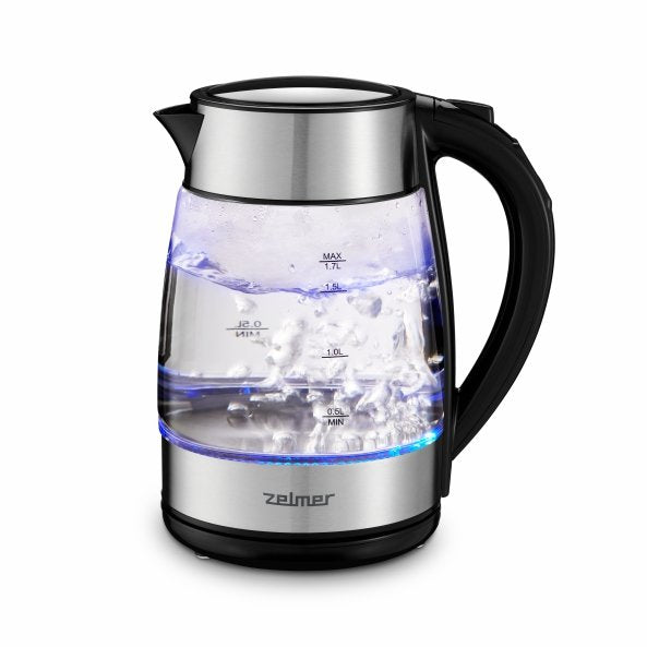 Tetera  Zelmer Zck8026 Eléctrica 1,7 L 2200 W Negro, Transparente