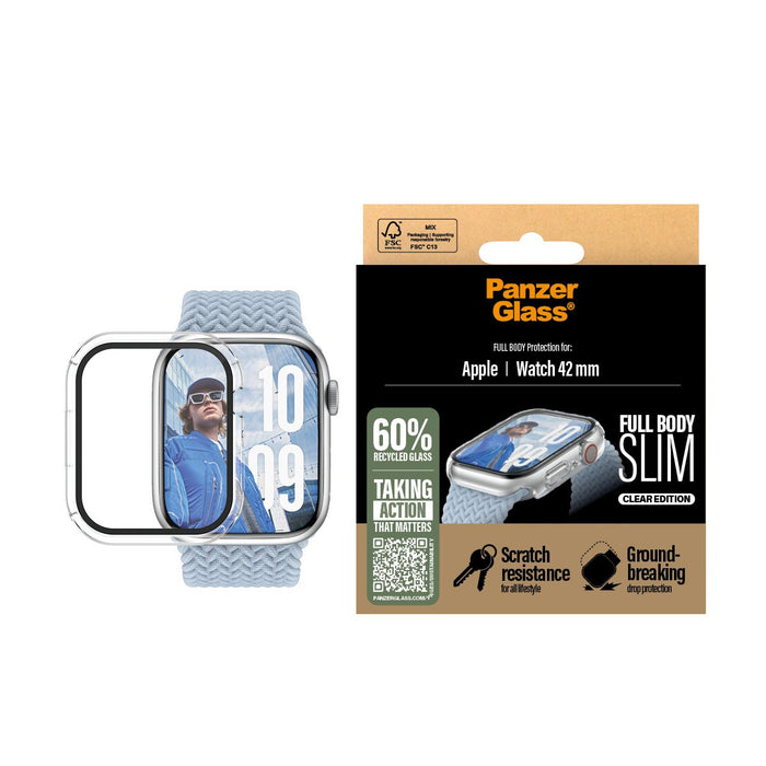 EAN 5715685003622 - PanzerGlass ® Case Full Body Slim Transparent Apple Watch Series 11 | 10 | 42mm Protector de pantalla 1 p imagen 2