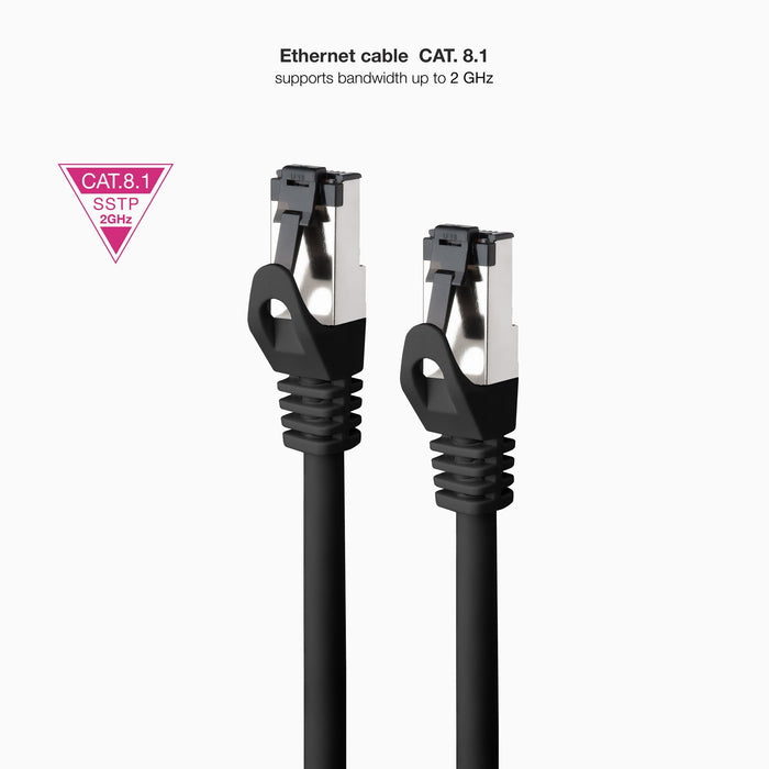 EAN 8433281016095 - Nanocable 10.20.2007-BK cable de red Cat8.1 S/FTP (S-STP) imagen 2