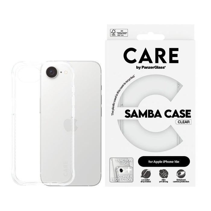EAN 5715685023101 - PanzerGlass CARE™ by ® Samba Case Transparent iPhone 17e | 16e funda para teléfono móvil Transparente imagen 4