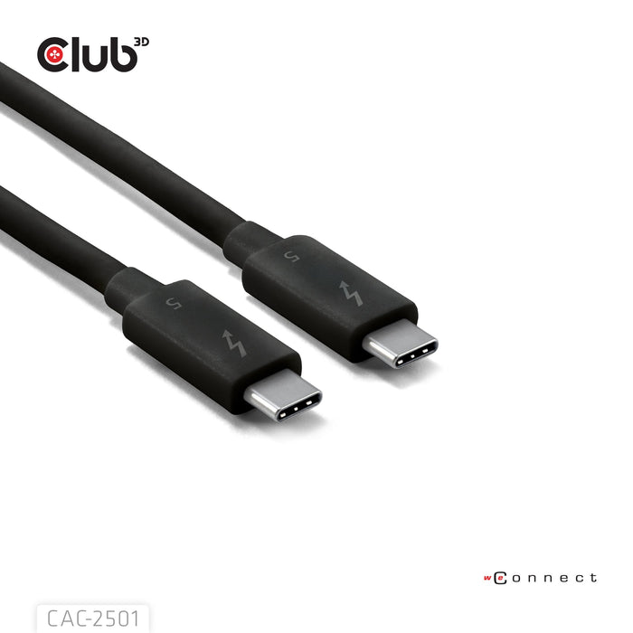 EAN 8719214473280 - CLUB3D CAC-2501 cable Thunderbolt 1 m 120 Gbit/s Negro imagen 6