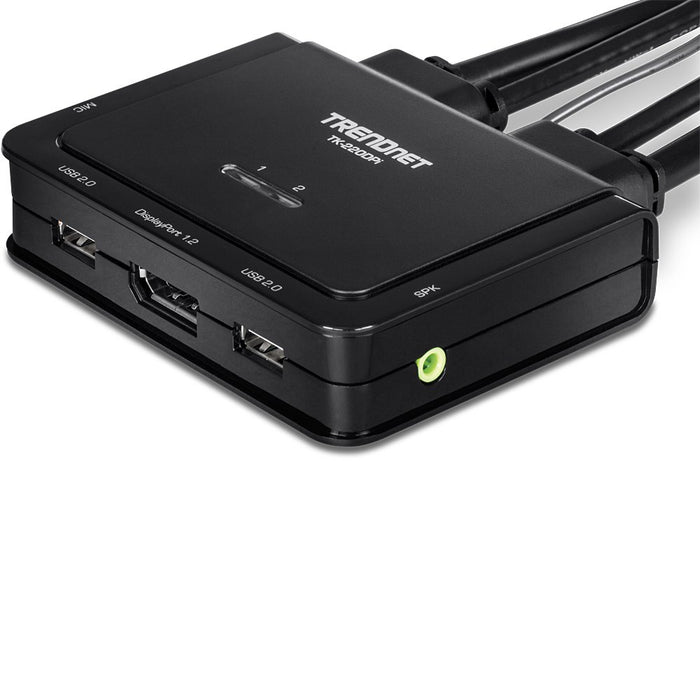 EAN 0710931170283 - Trendnet TK-220DPI interruptor KVM Negro imagen 4