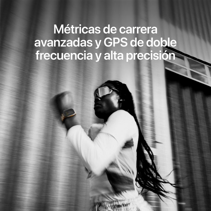 Apple Watch Ultra 4 Gps 49mm Caja De Titanio Negro Correa Loop Alpine Burdeos L