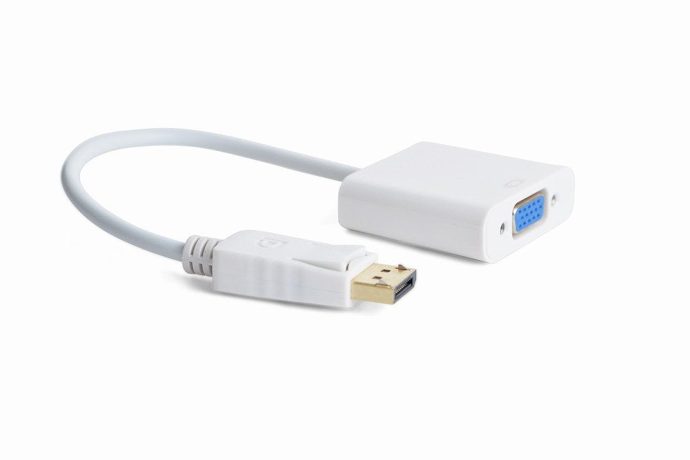 EAN 8716309099516 - Gembird A-DPM-VGAF-02-W adaptador de cable de vídeo VGA (D-Sub) DisplayPort Blanco imagen 1