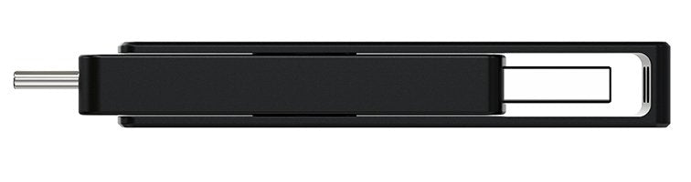Stick Usb Flash 2 Tb - Pny Otg Duo Link V3 - Type-A Type-C