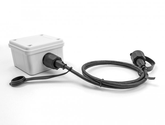 Delock Netzwerkcable Rj45 Stecker Zu Rj45 Stecker Cat.6 Stp Mit Verschlusskappe Outdoor Ip68 Staub- Und Wasserdicht Schwarz 1 M