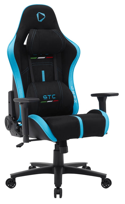 Silla Gaming  Onex Stc Alcantara Serie L - Negro Azul
