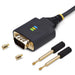 EAN 0065030898300 - StarTech.com 1P1FFC-USB-SERIAL cable de serie Negro 0,3 m USB tipo A DB-9 imagen 6