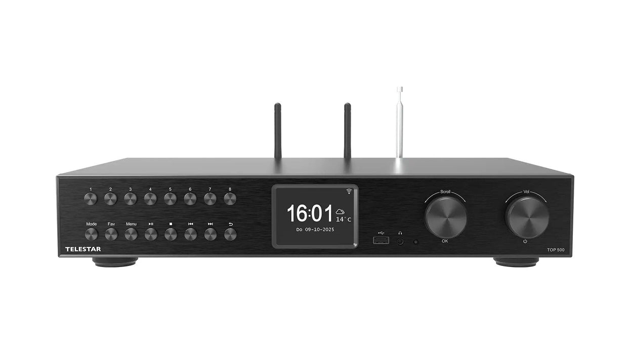 Telestar 5700500 Sintonizador De Audio Hogar Negro