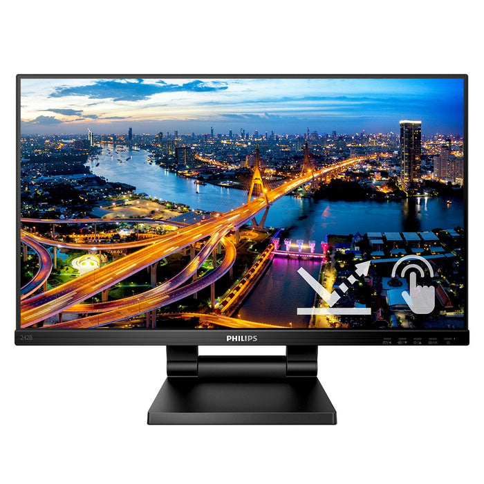 EAN 8712581772352 - Philips 242B1TC/00 pantalla para PC 60,5 cm (23.8") 1920 x 1080 Pixeles Full HD LED Pantalla táctil Negro imagen 1