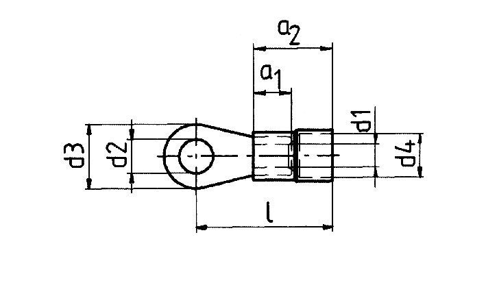 Klau Cableschuh 65010 4,0-6,0qmm M10