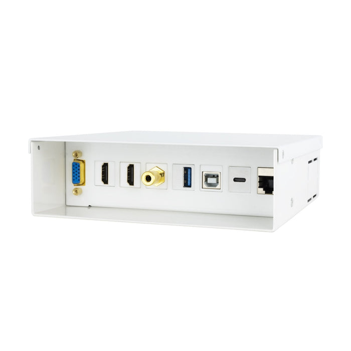 Caja Multimedia Vga+2hdmi+Jack+Usbc+Usb-B+Usb-A+Rj