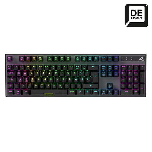 EAN 4044951037766 - Sharkoon SKILLER SGK20 Brown teclado Juego USB QWERTZ Alemán Negro imagen 1