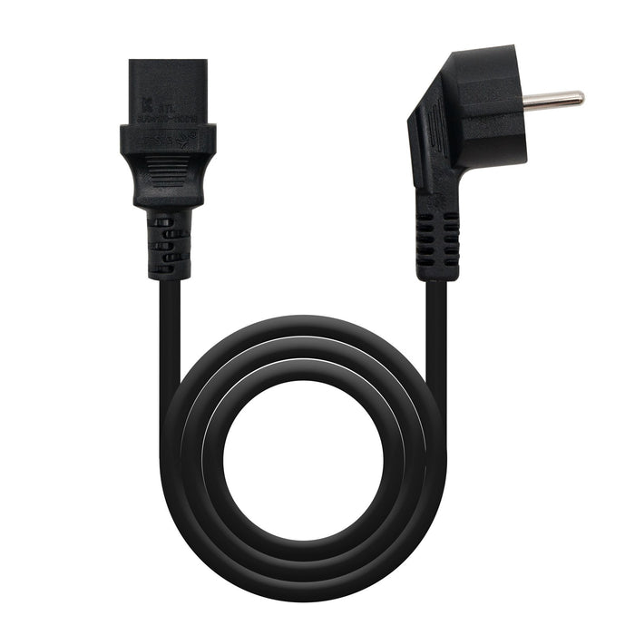 EAN 8433281005037 - Nanocable 10.22.0102 cable de transmisión Negro 1,5 m CEE7/7 C13 acoplador imagen 1