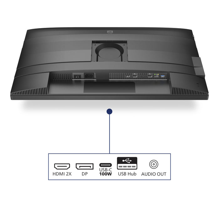 EAN 8721038002447 - Philips 27B2U4601/00 pantalla para PC 68,6 cm (27") 2560 x 1440 Pixeles Quad HD LCD Gris imagen 6