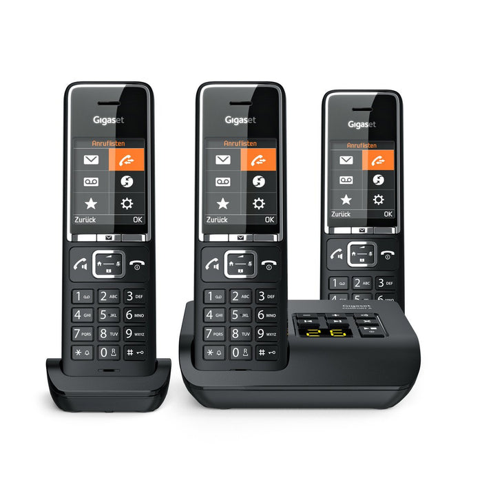 EAN 4250366865843 - Gigaset COMFORT 550A Teléfono analógico Identificador de llamadas Negro imagen 2