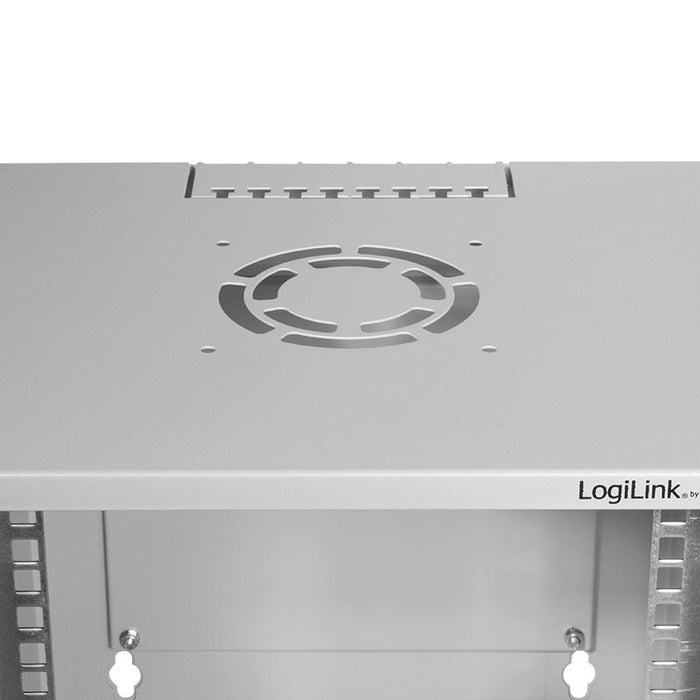 EAN 8698800003882 - LogiLink W66Z30G armario rack 6U Bastidor de pared Gris imagen 5