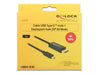EAN 4043619852550 - DeLOCK 85255 adaptador de cable de vídeo 1 m USB Tipo C DisplayPort Negro imagen 2