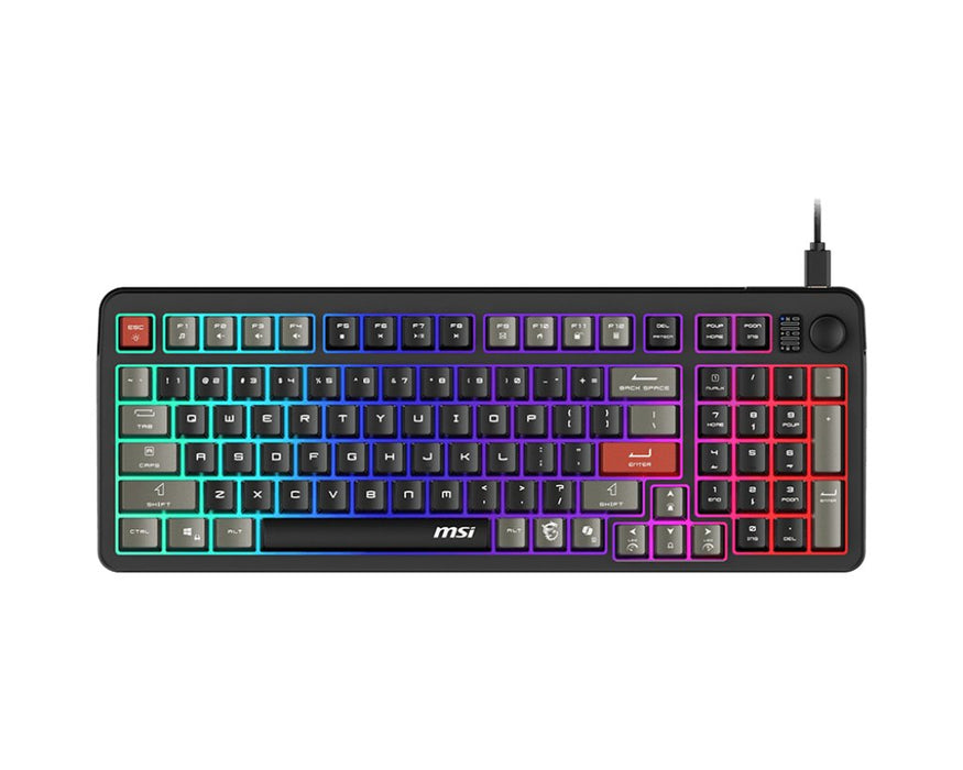 EAN 4711377321600 - MSI FORGE GK110 teclado Juego USB QWERTY Español Negro imagen 1