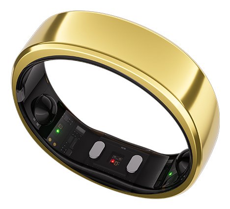 Anillo Inteligente Ringconn Gen2 Para Mujeres Y Hombres - Portátil Para Seguimiento Del Sueño Y La Actividad Física - Frecuencia Cardíaca - Color Oro King, Talla 8