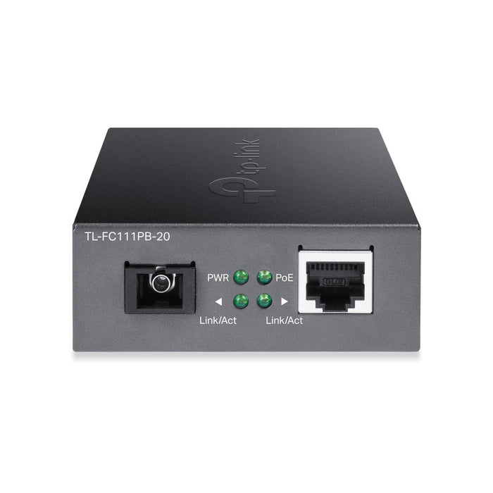 EAN 4897098683057 - TP-Link TL-FC111PB-20 convertidor de medio 100 Mbit/s Negro imagen 3