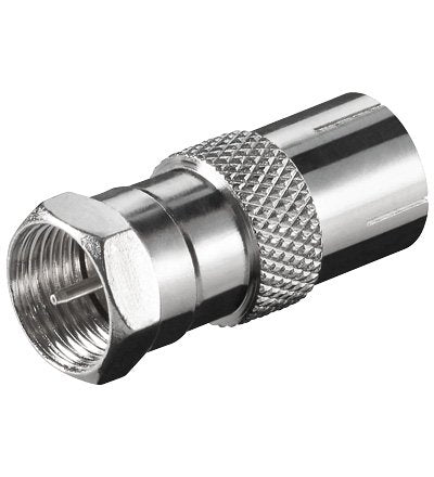 EAN 4040849116247 - Goobay WE 1170 BNC-F M > IEC 9.5mm Acero inoxidable imagen 1