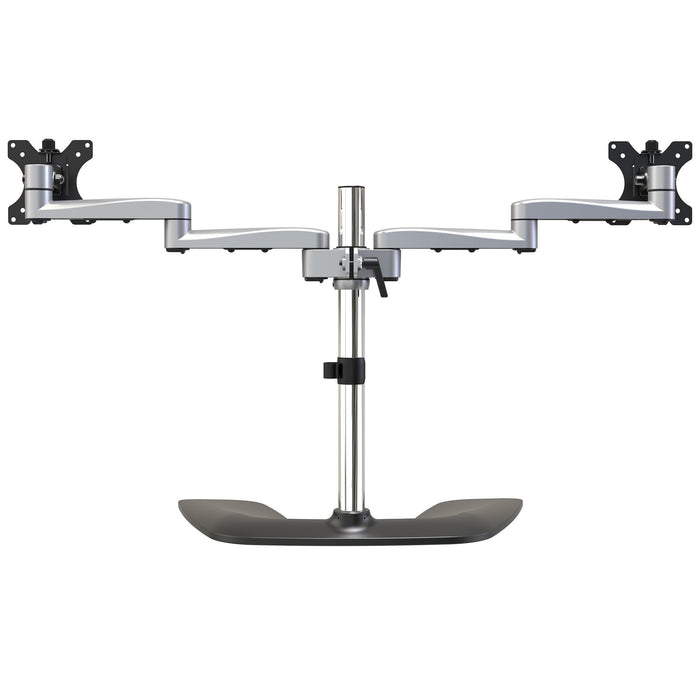 EAN 0065030881227 - StarTech.com ARMDUALSS soporte para monitor 81,3 cm (32") Negro, Plata imagen 4