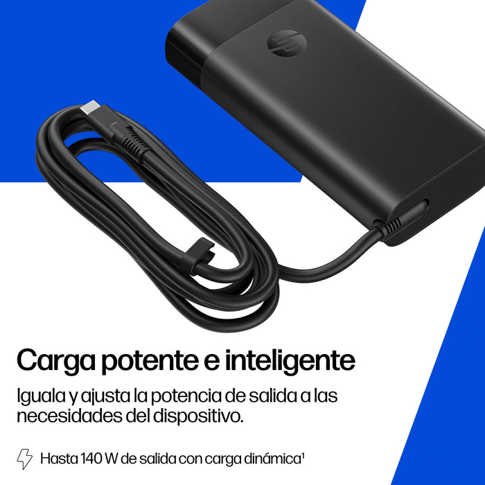EAN 5715328209442 - HP 140W USB-C Laptop Charger adaptador e inversor de corriente Negro imagen 3