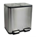 EAN 4002390095860 - MAUL 9502294 cubo de basura Rectangular Acero inoxidable Negro, Plata imagen 1