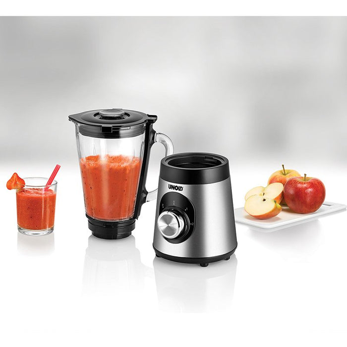 EAN 4011689786259 - Unold Edel 1,5 L Batidora de vaso 500 W Negro, Acero inoxidable, Transparente imagen 7