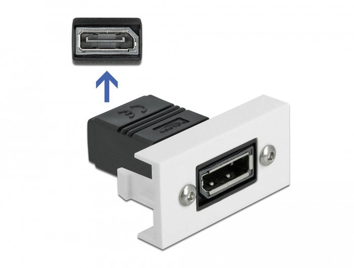 Delock 81305 Adaptador De Cable De Vídeo Displayport Negro
