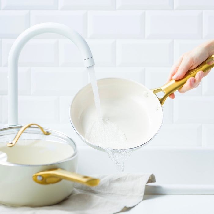 Greenpan Padova Reserve 6-Tlg. Topf&Pfannenset Creme
