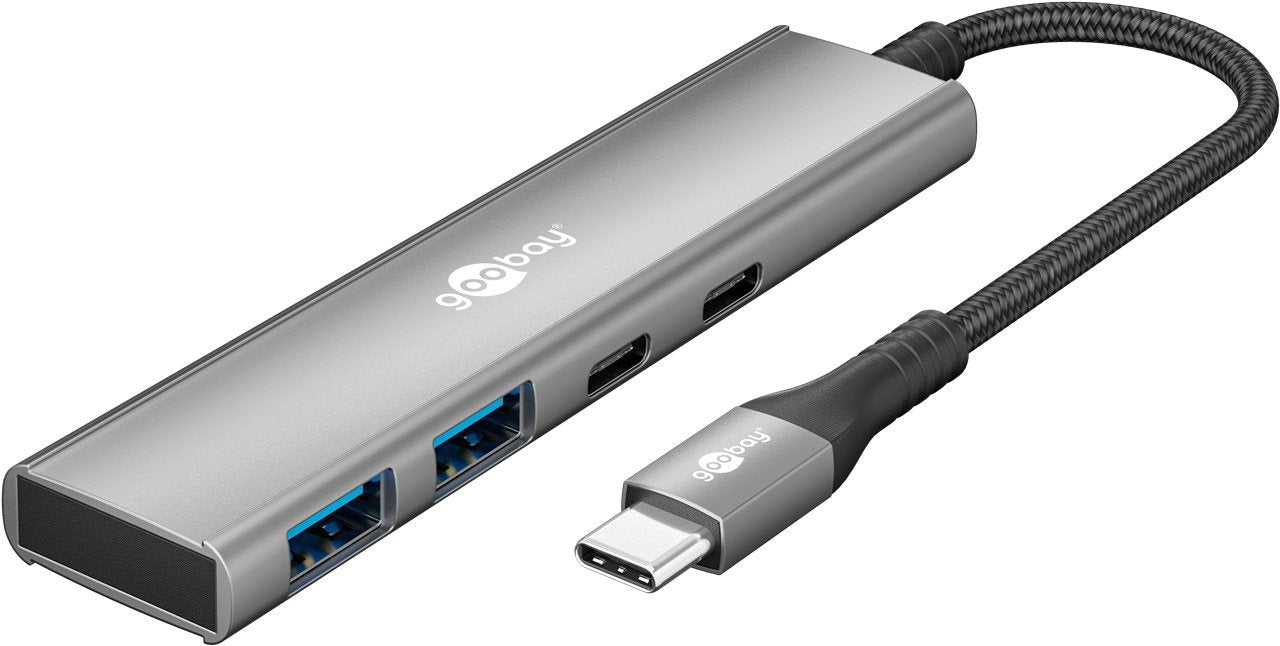 EAN 4040849765636 - Goobay 76563 hub de interfaz USB Tipo C 5000 Mbit/s Gris imagen 2