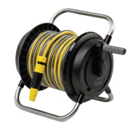 EAN 4066529016119 - Kärcher 2.645-370.0 carrete de manguera de jardín Carrete de pie Negro, Amarillo imagen 1